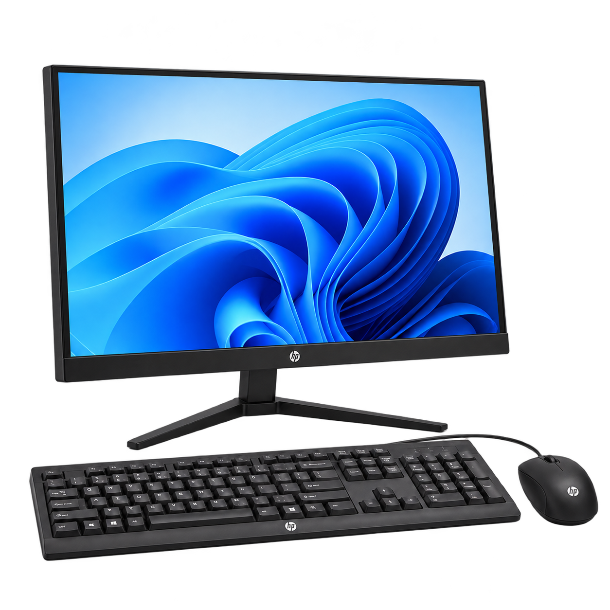 Ordinateur HP tout-en-un avec clavier et souris
