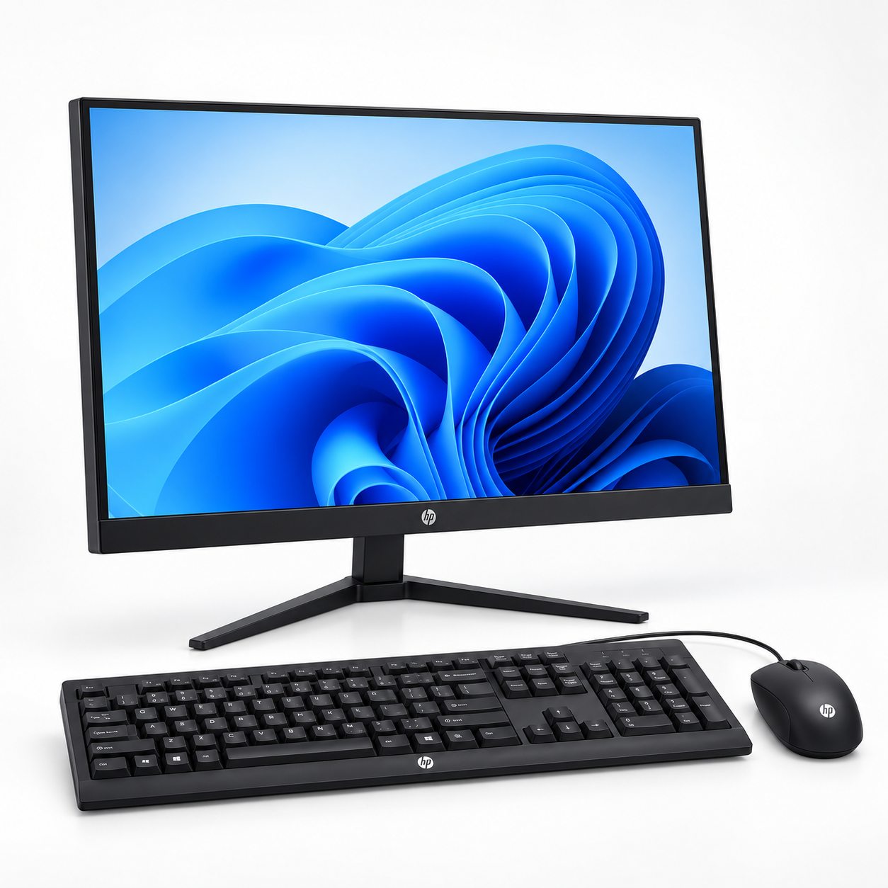 Ordinateur HP All-in-One avec clavier et souris